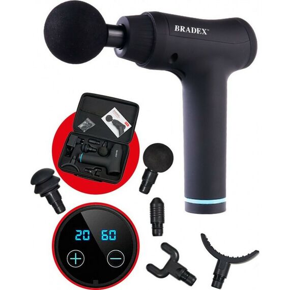 Массажеры: Массажер вибрационный для тела Bradex Массажный пистолет [KZ 0561] фотографии