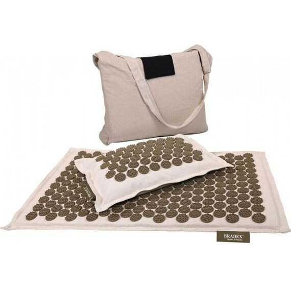 Массаж, спа, стоунтерапия: Набор акупунктурный Bradex Нирвана бежевый, премиум-серия [KZ 0581] фотографии