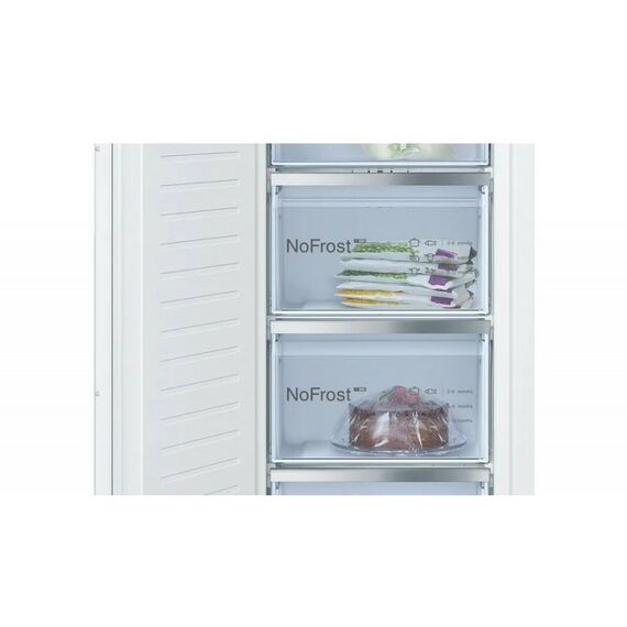 Встраиваемые холодильники: Встраиваемая морозильная камера BOSCH GIN81AE30M Series 4 1840 x 640 x 610, 235 л, 36 дБ, NoFrost, сигнал открытой двери фотографии