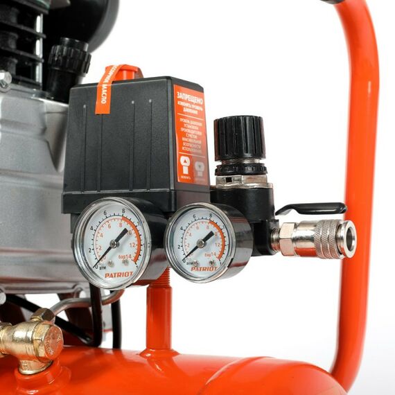 Компрессоры: Компрессор поршневой масляный Patriot EURO 24-240K 240 л/мин, 8 бар, 1500 Вт, 24 л [525306366] фотографии