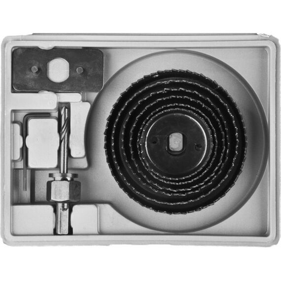 Наборы оснастки: Набор кольцевых коронок по дереву STAYER Maxcut 51-102 мм [29600-H8] фотографии