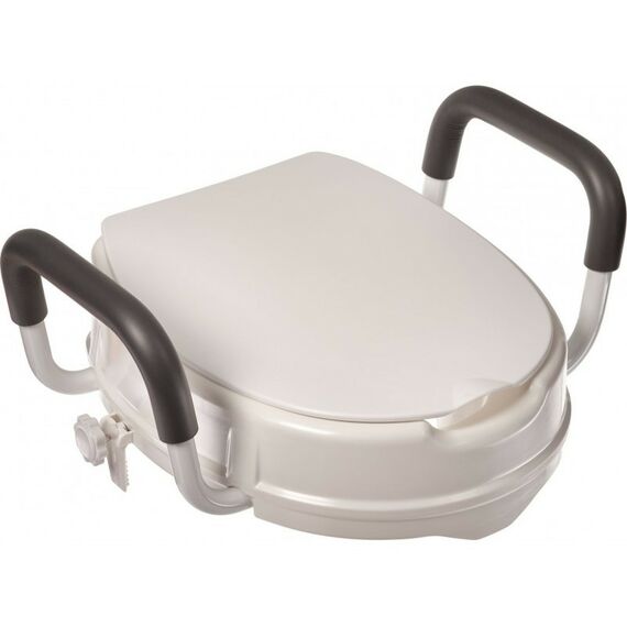 Кресло-туалеты: Сиденье-насадка для унитаза с поручнями и крышкой Bradex KZ 0934 фотографии
