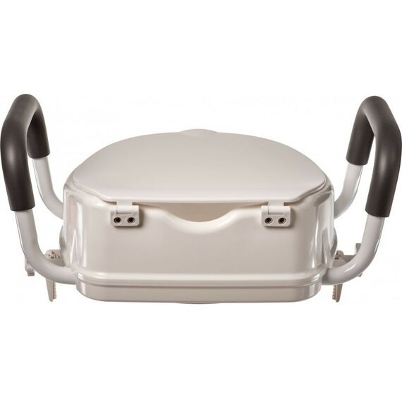 Кресло-туалеты: Сиденье-насадка для унитаза с поручнями и крышкой Bradex KZ 0934 фотографии