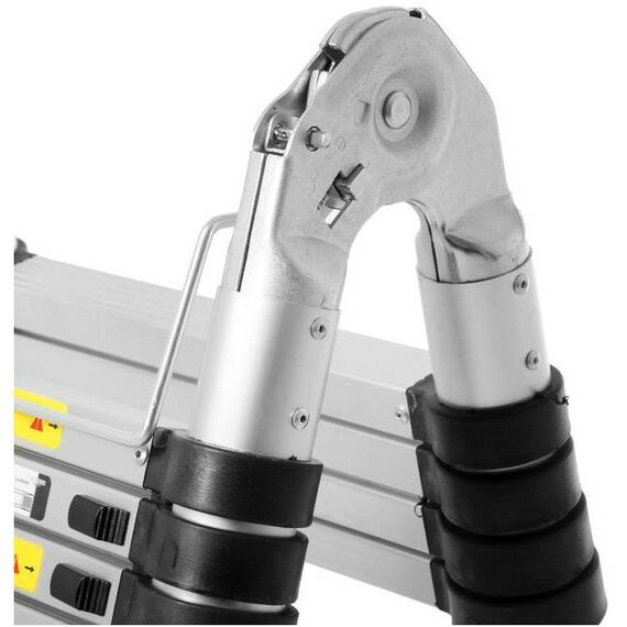 Стремянки и лестницы: Стремянка-лестница телескопическая TUNDRA 1.6 х 1.6 м раскладная, алюминиевая фотографии