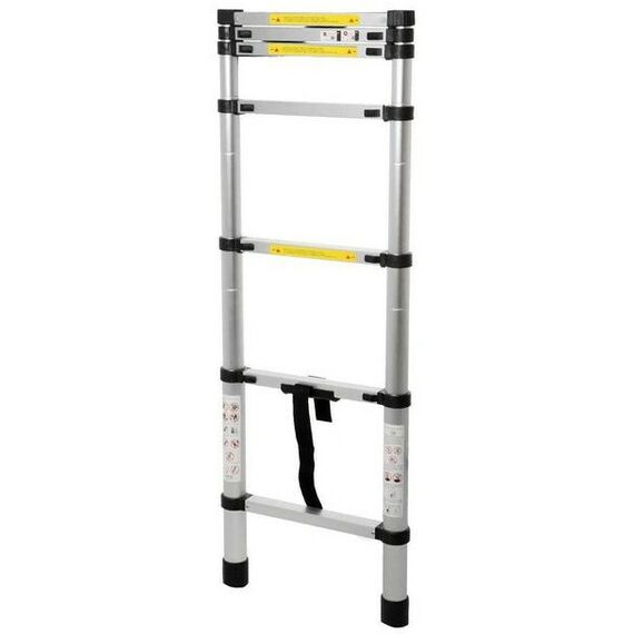 Стремянки и лестницы: Лестница телескопическая TUNDRA 2 м алюминиевая, 7 ступеней фотографии