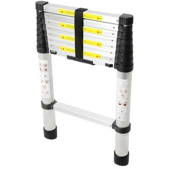 Стремянки и лестницы: Лестница телескопическая TUNDRA 2 м алюминиевая, 7 ступеней фотографии