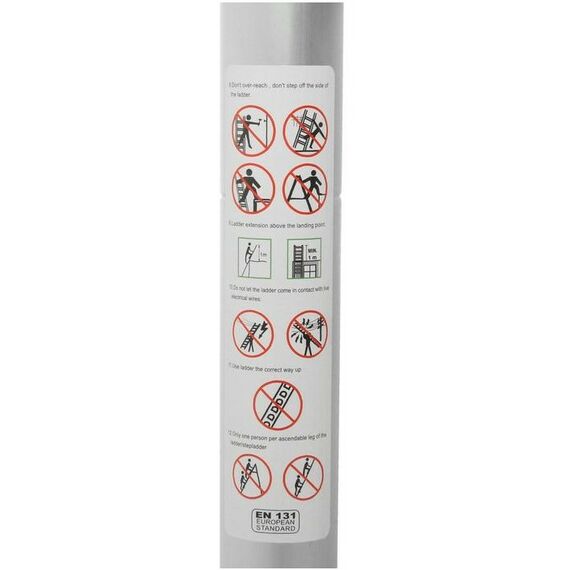 Стремянки и лестницы: Лестница телескопическая TUNDRA 2 м алюминиевая, 7 ступеней фотографии