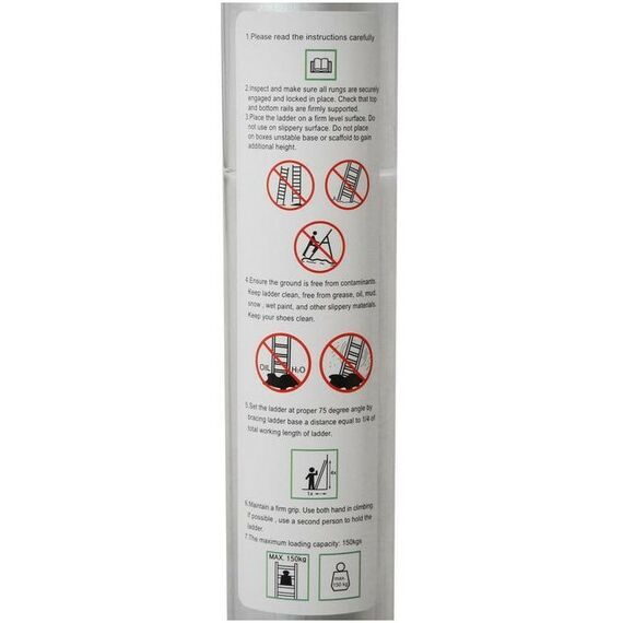 Стремянки и лестницы: Лестница телескопическая в сумке TUNDRA 3.2 м алюминиевая, 11 ступеней, автомат фотографии