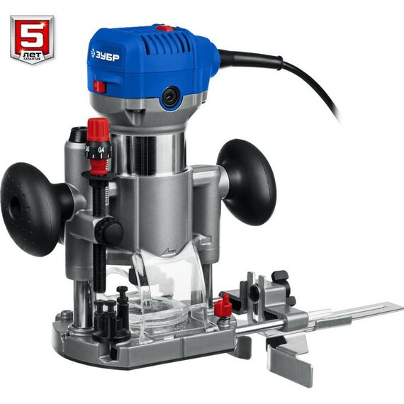 Фрезеры: Кромочный фрезер Зубр Профессионал ФПК-750Н 750 Вт, сумка, 3 основания фотографии