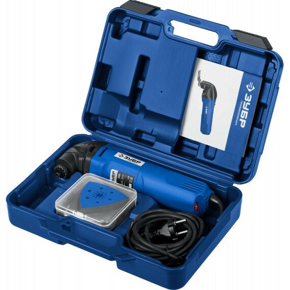 Мультитулы (реноваторы): Реноватор Зубр Профессионал МФИ-П550 КН OIS, 550 Вт, кейс, набор насадок фотографии