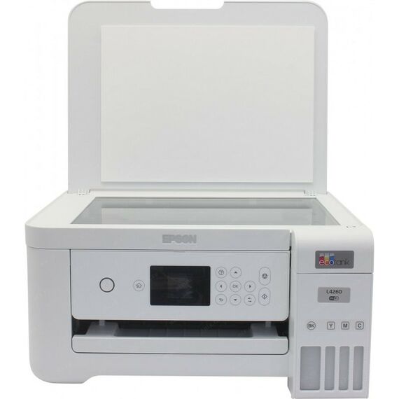 Многофункциональные устройства: МФУ Epson EcoTank L4260 A4, струйное, LCD, 33стр/мин, 5760x1440dpi,4 краски, USB2.0,  WiFi, двусторонняя печать [C11CJ63412] фотографии