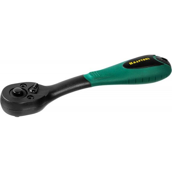 Столярно-слесарный инструмент: Трещотка для торцовых головок KRAFTOOL 1/4" 72 зубца пластиковое покрытие [27796-1/4] фотографии