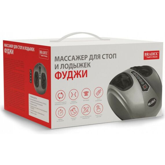 Массажеры: Массажер для стоп и лодыжек Bradex ФУДЖИ серый [KZ 1173] фотографии
