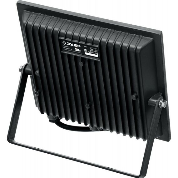 Осветительные приборы: Светодиодный прожектор Зубр Профессионал ПСК-50 50 Вт, 6500К IP65 [57141-50] фотографии