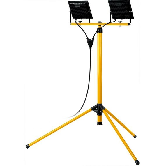 Осветительные приборы: Светодиодные прожекторы на штативе STAYER LED-MAX 2х50Вт, 6500К IP65, 1.6 м [56925-2-50] фотографии