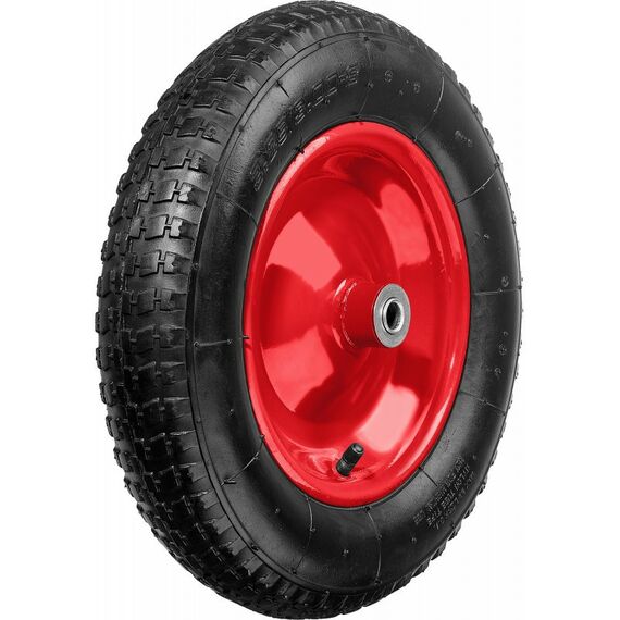 Тачки строительные: Пневматическое колесо Зубр КП-3 3.25" х 360 мм, стальной диск, для тачки (арт. 39962) [39955-3] фотографии