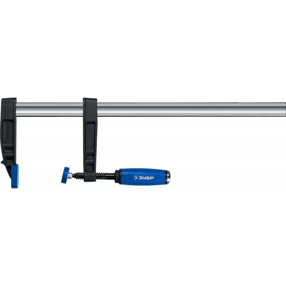 Тиски, струбцины, наковальни, верстаки: Усиленная струбцина Зубр ПС-500/120 F 500х120 мм [32155-120-500] фотографии