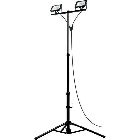 Осветительные приборы: Светодиодные прожекторы на штативе Зубр Профессионал ПСК 30х2 2х30Вт, 6500К IP65, 1.6м [57145-2-30] фотографии