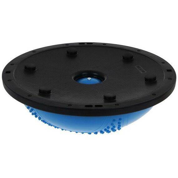 Фитнес оборудование: Полусфера BOSU гимнастическая массажная  55 х 25 см с насосом, цвет синий фотографии