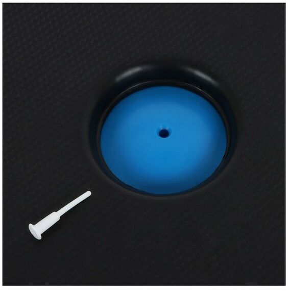 Фитнес оборудование: Полусфера BOSU гимнастическая массажная  55 х 25 см с насосом, цвет синий фотографии