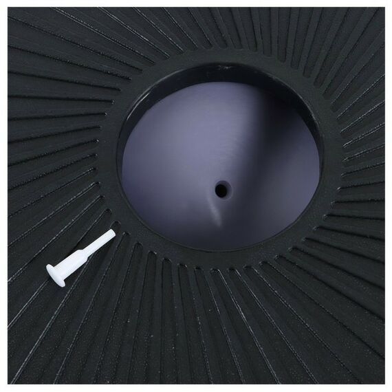 Фитнес оборудование: Полусфера BOSU гимнастическая массажная  58 х 25 см с насосом, цвет серый фотографии