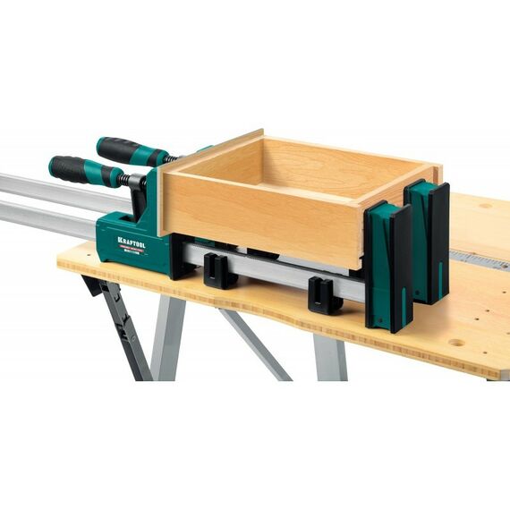 Тиски, струбцины, наковальни, верстаки: Набор корпусных струбцин и принадлежностей KRAFTOOL GRAND SET-12 12 предметов, 1000 мм, и 600 мм [32240-H12] фотографии