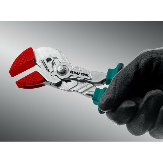Столярно-слесарный инструмент: Клещи переставные-гаечный ключ KRAFTOOL VISE-WRENCH X 180 мм [22066] фотографии