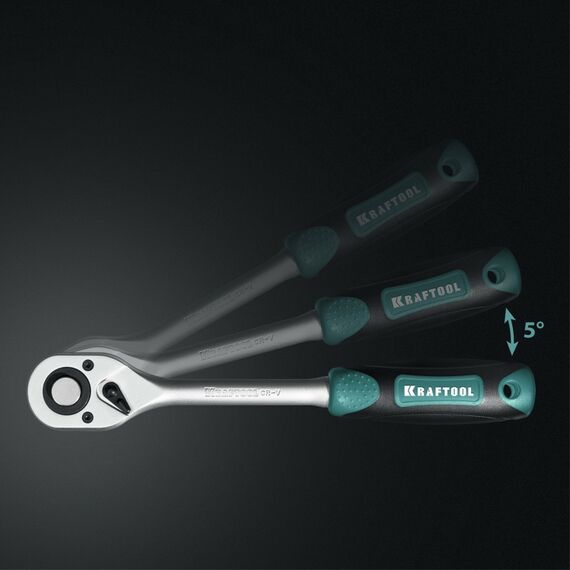 Наборы инструментов и ключи: Универсальный набор инструмента KRAFTOOL X-Drive 57 предметов 1/4" [27885-H57] фотографии