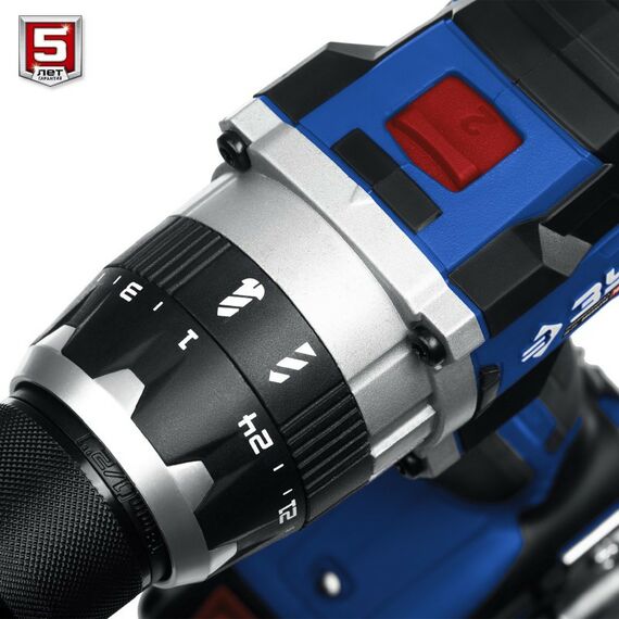 Дрели и шуруповерты: Бесщеточная дрель-шуруповерт Зубр Профессионал DB-211-42 Т7, 20 В, 100 Н·м, 2 АКБ (4 А·ч), кейс [DB-211-42] фотографии