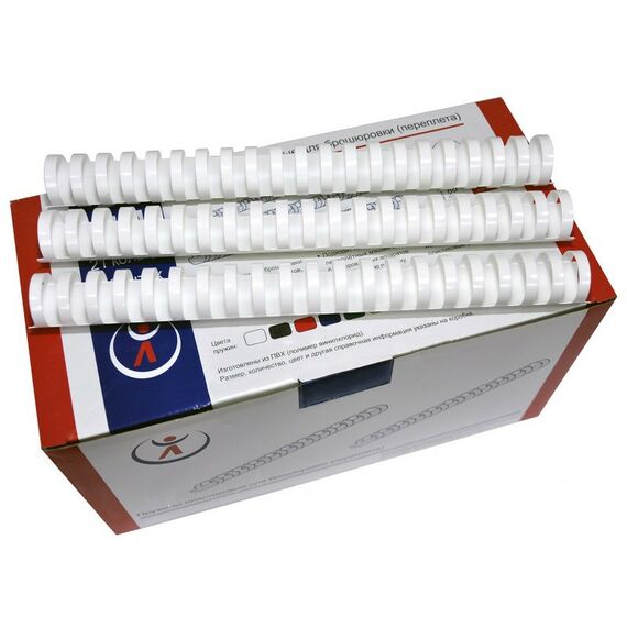 Пружины для переплета:  Пружины 32мм, белые (50) фотографии