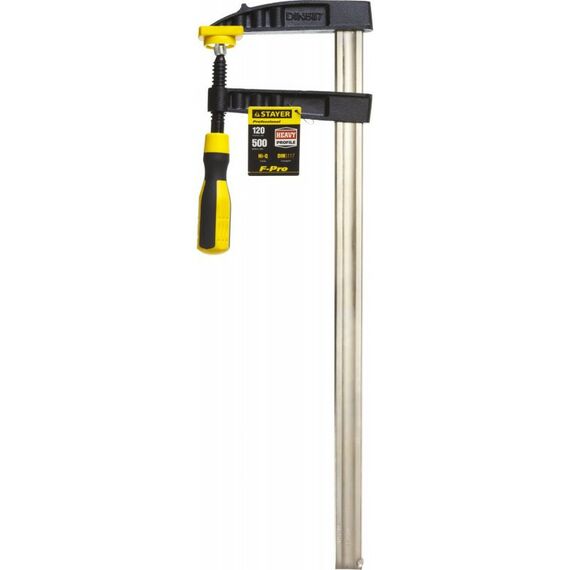 Тиски, струбцины, наковальни, верстаки: Усиленная струбцина F STAYER Hercules-F HF-50/12 120х500 мм [32095-120-500] фотографии