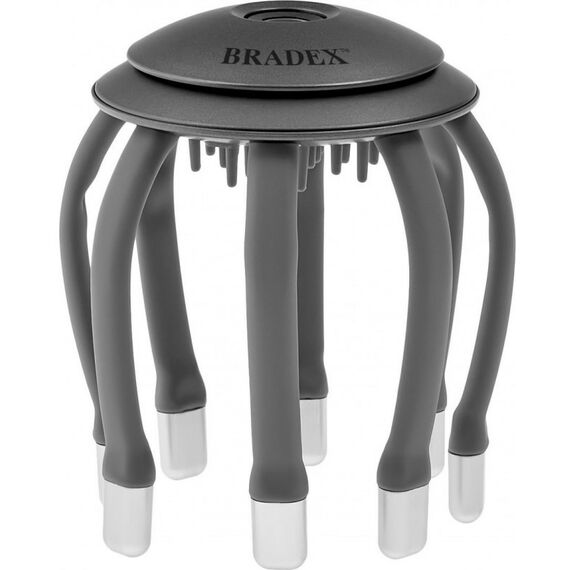 Массажеры: Массажёр для головы вибрационный Bradex БРУКЛИН серый [KZ 1431] фотографии