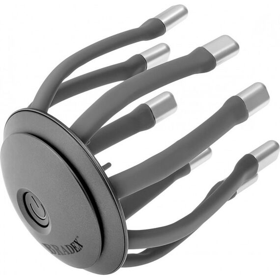 Массажеры: Массажёр для головы вибрационный Bradex БРУКЛИН серый [KZ 1431] фотографии