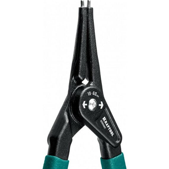 Демонтажный инструмент: Съемник стопорных колец KRAFTOOL 180 мм прямые губки, внешний [22812-3] фотографии