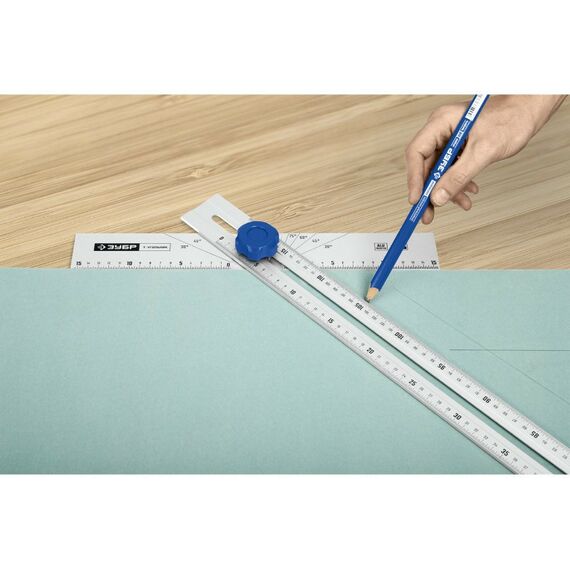 Угломеры, уклономеры: Т-угольник алюминиевый Зубр Профессионал 34389 фотографии