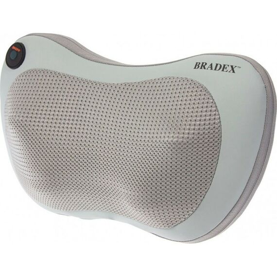 Массажеры: Массажная подушка Bradex KZ 0564 с подогревом и разминающим массажем Шиацу, серая фотографии