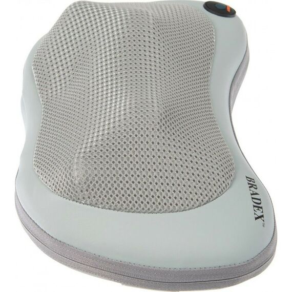 Массажеры: Массажная подушка Bradex KZ 0564 с подогревом и разминающим массажем Шиацу, серая фотографии