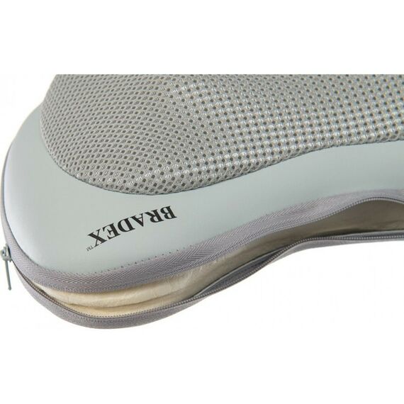 Массажеры: Массажная подушка Bradex KZ 0564 с подогревом и разминающим массажем Шиацу, серая фотографии