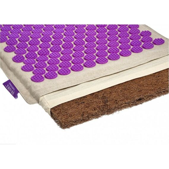 Массаж, спа, стоунтерапия: Набор акупунктурный Bradex Нирвана бежевый, лиловые шипы, премиум-серия [KZ 0713] фотографии