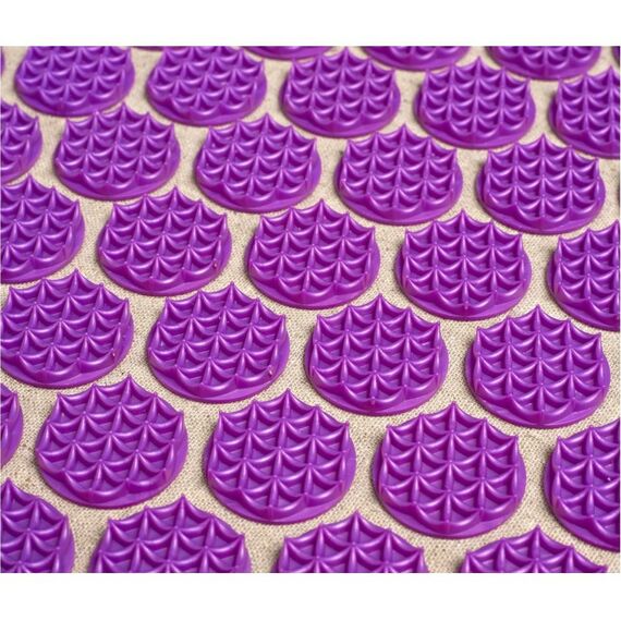 Массаж, спа, стоунтерапия: Набор акупунктурный Bradex Нирвана бежевый, лиловые шипы, премиум-серия [KZ 0713] фотографии