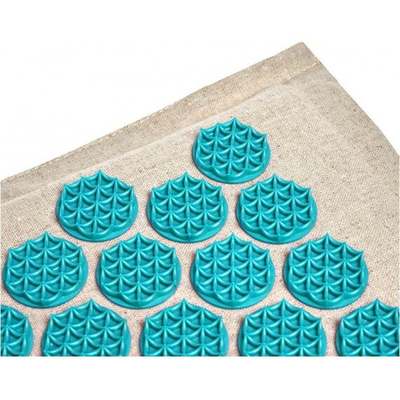 Массаж, спа, стоунтерапия: Набор акупунктурный Bradex Нирвана бежевый, бирюзовые шипы, премиум-серия [KZ 0712] фотографии