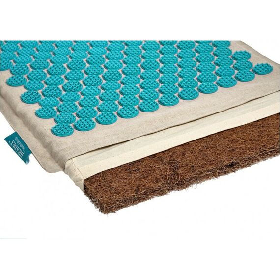 Массаж, спа, стоунтерапия: Набор акупунктурный Bradex Нирвана бежевый, бирюзовые шипы, премиум-серия [KZ 0712] фотографии