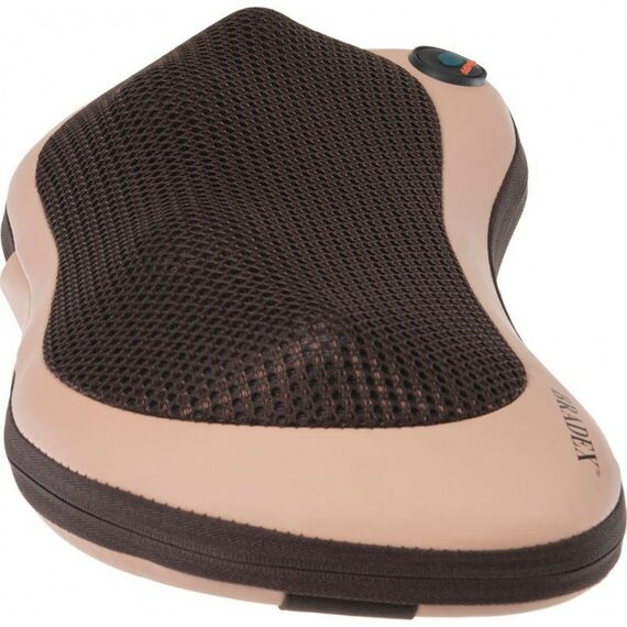 Массажеры: Массажная подушка с подогревом и разминающим массажем Bradex Шиацу бежевая [KZ 0573] фотографии