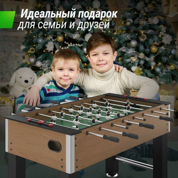 Настольный футбол: Игровой стол UNIX line Футбол - Кикер (140х74 cм) Wood фотографии