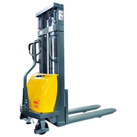 Штабелеры: Штабелер гидравлический с электроподъемом XILIN CDD15B-E (WET) 1.5 т, 1.6 м, с раздвижными вилами [1009593] фотографии