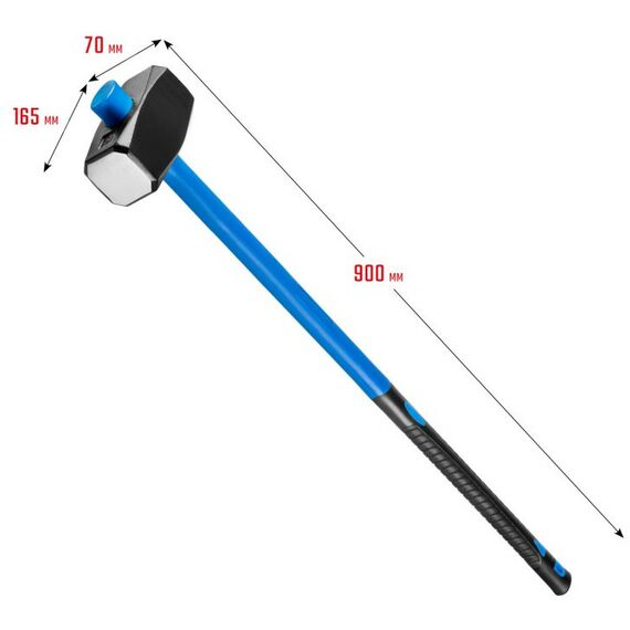 Кувалды: Кувалда с удлинённой фиберглассовой рукояткой СИБИН 6 кг [20134-6] фотографии