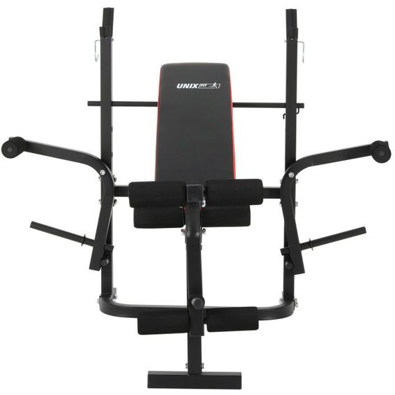 Скамьи и стойки под штангу: Скамья силовая со стойками UNIXFIT BENCH 120M фотографии