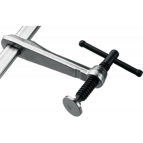 Тиски, струбцины, наковальни, верстаки: Цельнокованая струбцина Зубр Профессионал КС-500/120 F, 500 х 120 мм [32157-120-500] фотографии