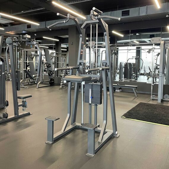 Грузоблочные силовые тренажеры: Турник, брусья с противовесом (Dip/Chin Assist) DHZ E3009 (U3009C) стек 88 кг фотографии