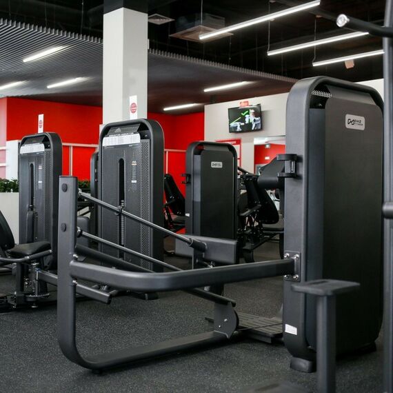 Грузоблочные силовые тренажеры: Жим ногами (Leg Press) DHZ E7003 стек 115 кг фотографии